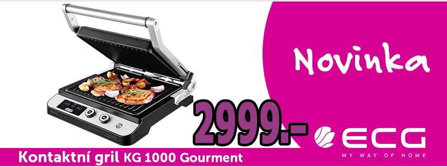 ECG KG 1000 Gourment kontaktní gril